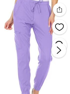 MediChic Mini Marilyn Lavender Scrubs Pants Size: XXS